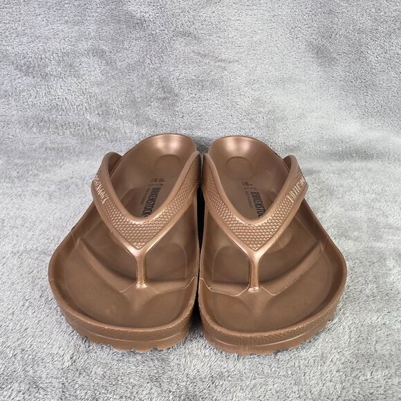 Womens Birkenstock Rose Gold EVA Gizeh Sandals Waterproof Flip-Flops Size 40 - Picture 5 of 7